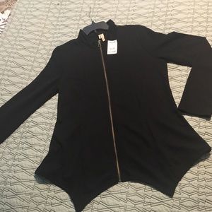 NWT zip up top/jacket